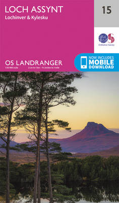 Loch Assynt, Lochinver & Kylesku - OS Landranger Map 015 (Sheet map, folded)