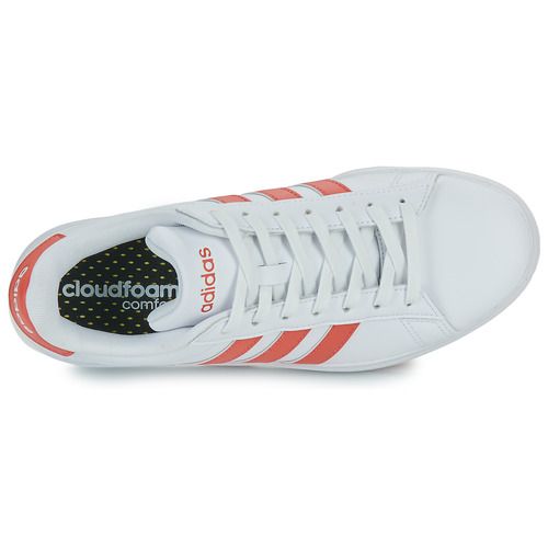 Adidas Sportswear - GRAND COURT 2.0 - Blanc / Corail