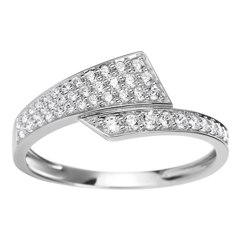Bague femme - Oxyde de zirconium - Argent 925