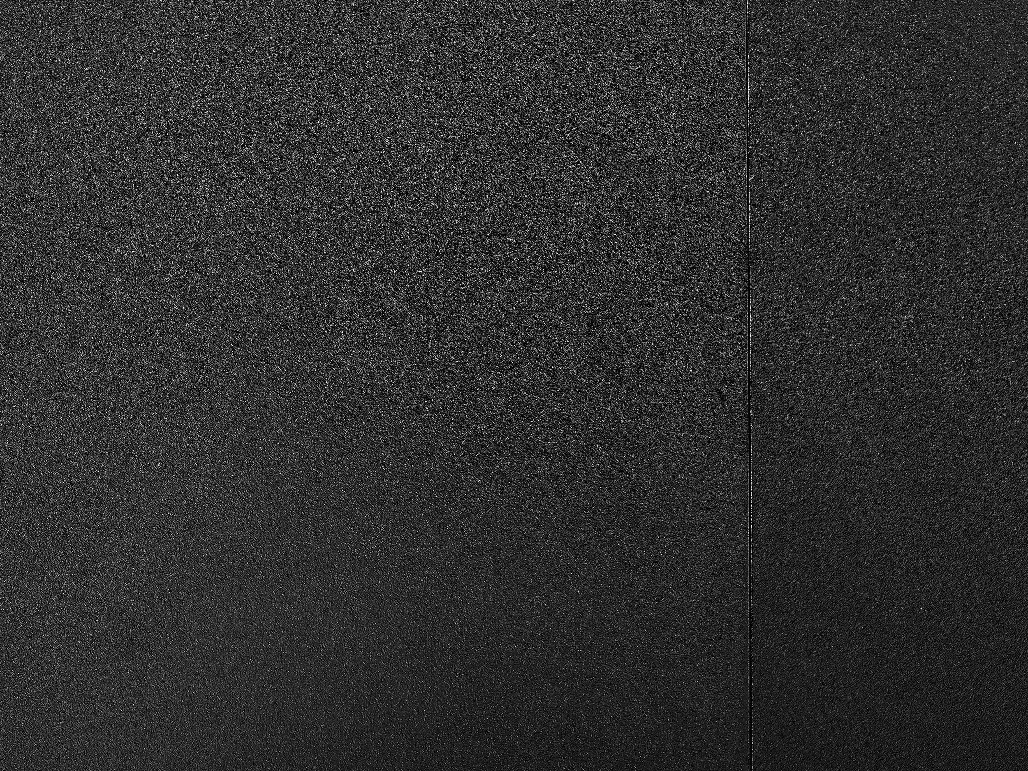 Eettafel uitschuifbaar NORLEY Zwart 80 cm 120/160 cm