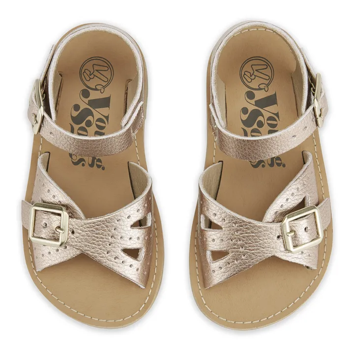 Young Soles Sandales Vegan Pearl | Champagne