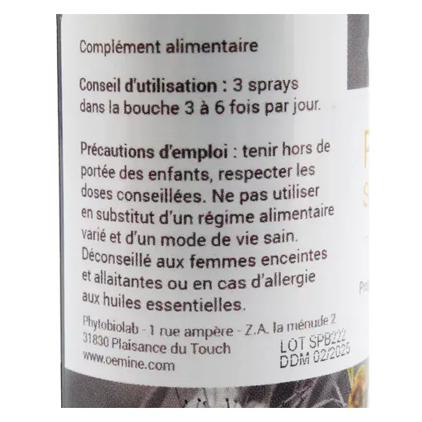 Spray Bucal de Própolis Oemine Bio 30ml
