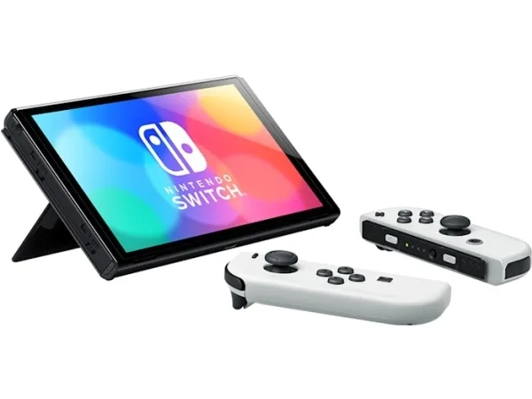 Nintendo Switch OLED - Spilkonsol - 1080p (Full HD) - hvid