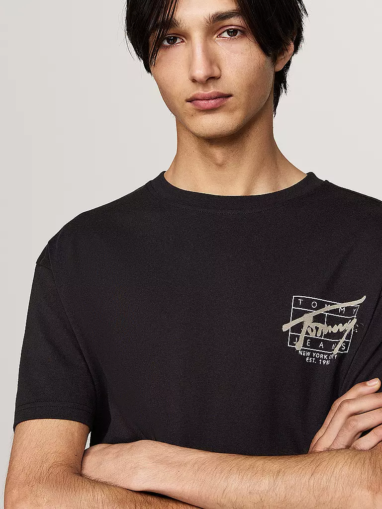 TOMMY JEANS T-Shirt schwarz