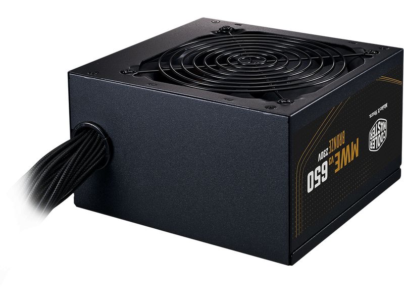 Cooler Master Netzteil MWE Bronze V3 230 V 650 W Leises ATX-Netzteil mit 650 W Leistung