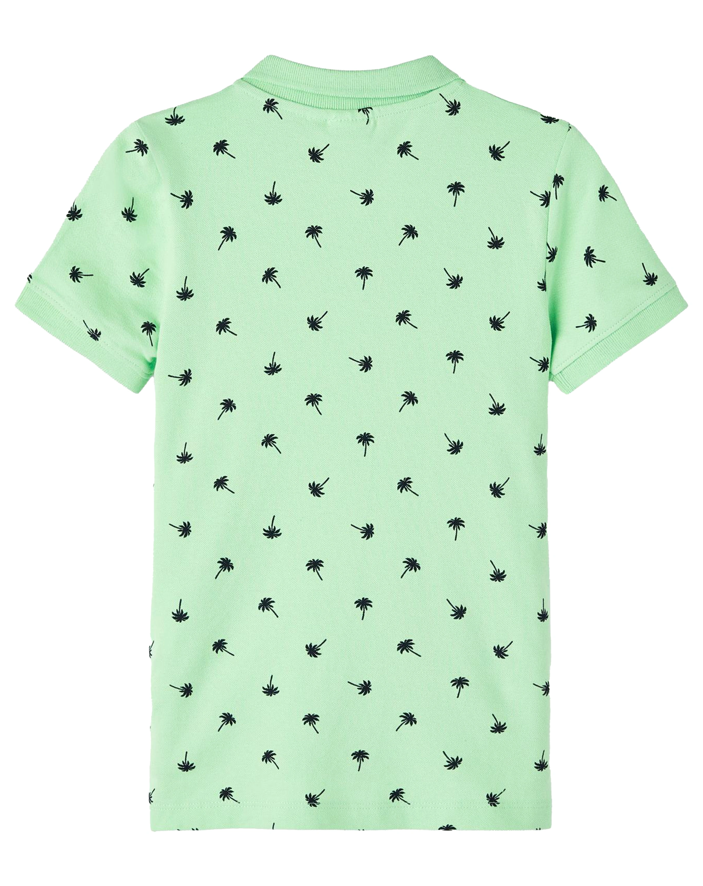 Poloshirt NKMVOLO - PALMS in green ash