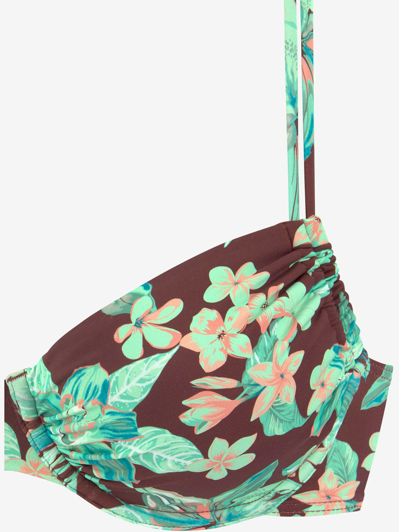 Maillot de bain à armatures motif floral – chaque pièce est unique