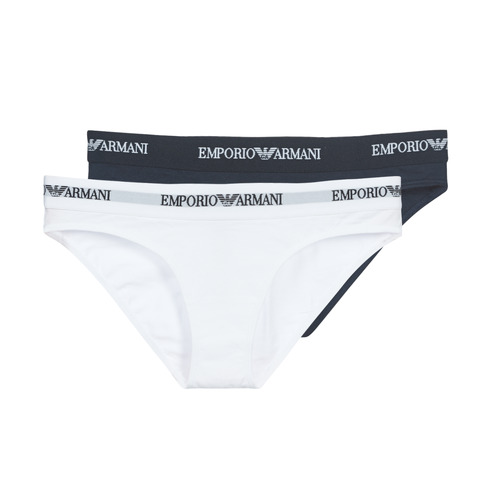Emporio Armani - CC317-PACK DE 2 Blanco / Marino