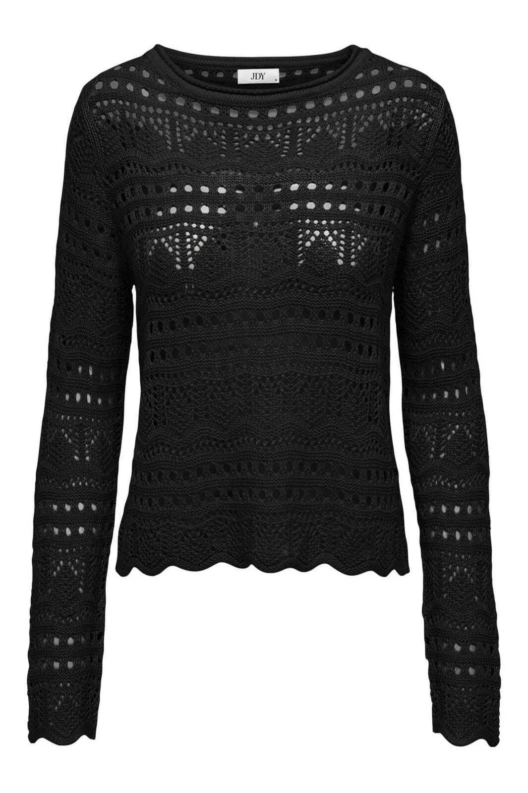 JDY JDYsun Lay L/S Boatneck Pullov. Knt 4453000 black