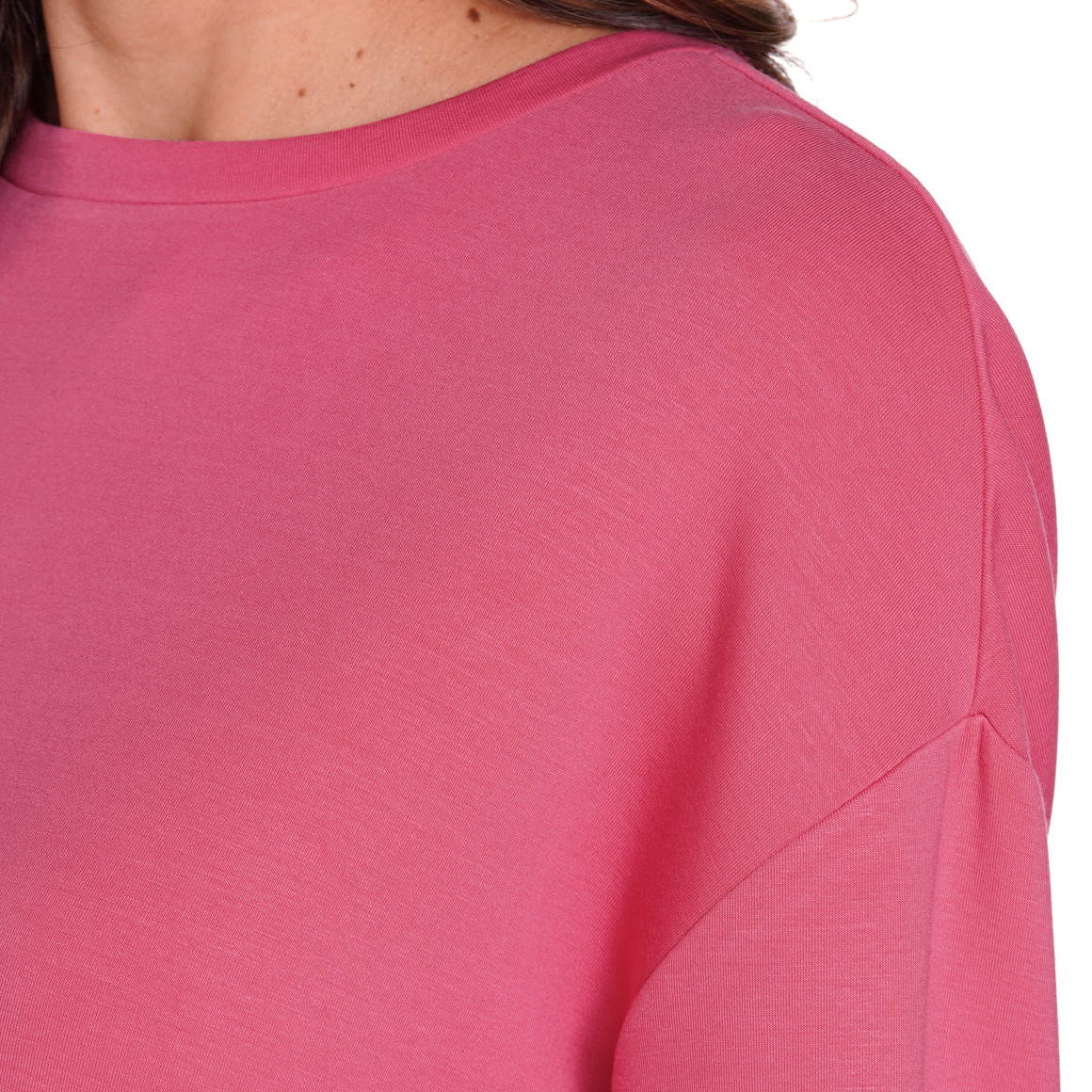 Gina Benotti Damen Sweatshirt aus Modal-Mix pink