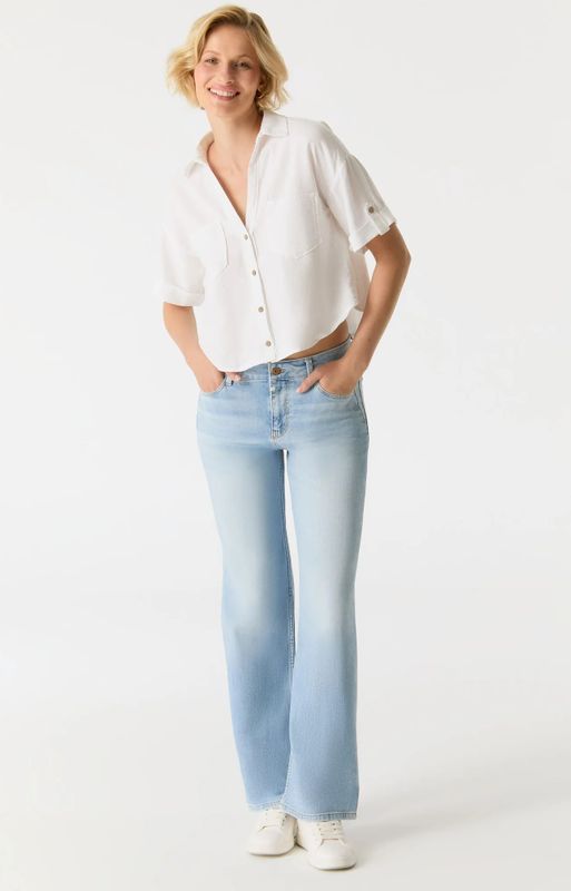 Cup of Joe - Nova Wide Straight - Jeans - Lichtblauw