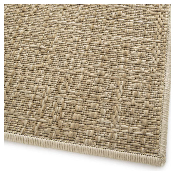 Tapis d'intérieur ou d'extérieur aspect sisal - cajun - beige - 160 x 230 cm