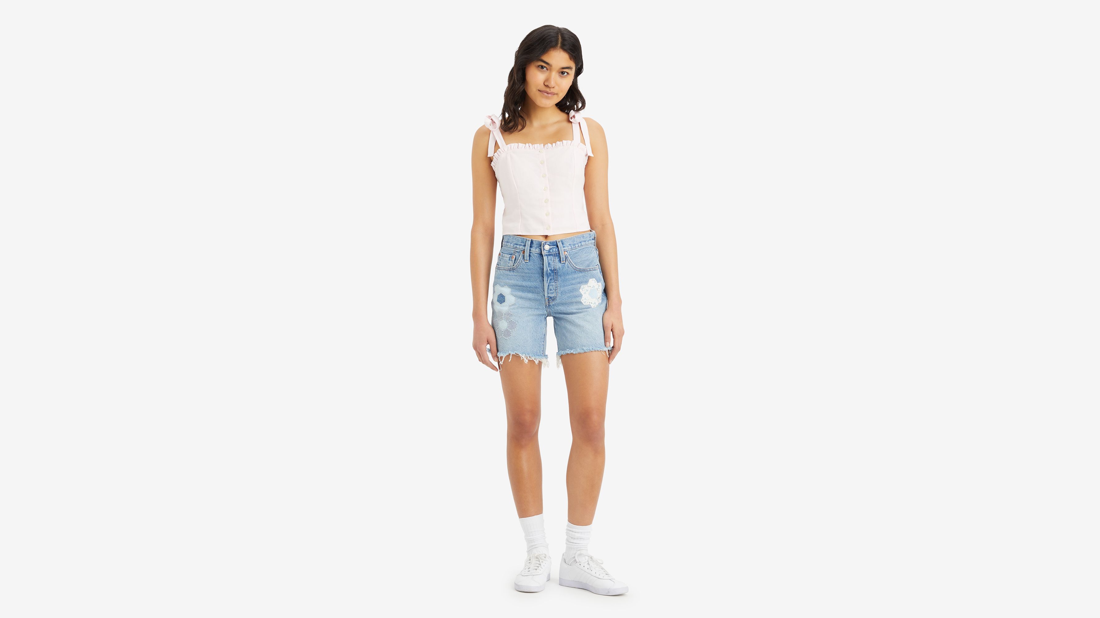 Short 501® mi-cuisse - Geo Florals Short - Bleu