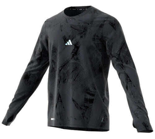 adidas Performance| Herren Laufshirt ULTIMATEADIDAS ALLOVER PRINT LONGSLEEVE M