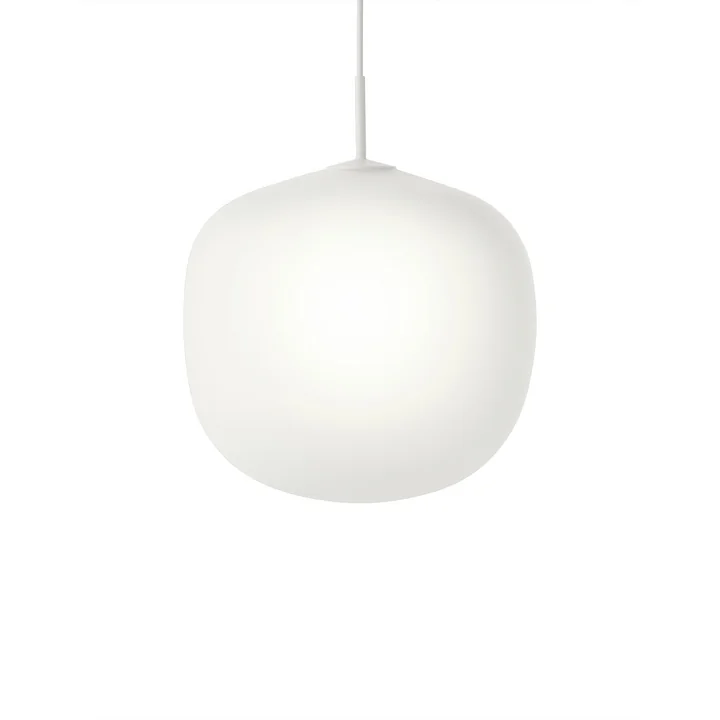 Muuto - Rime Pendelleuchte Ø 45 cm, opal / weiss