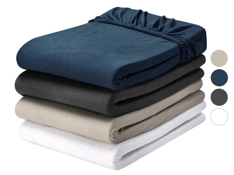 Jersey hoeslaken 90-100 x 200 cm