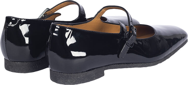 ANGULUS Ballerina i skind 2320 black