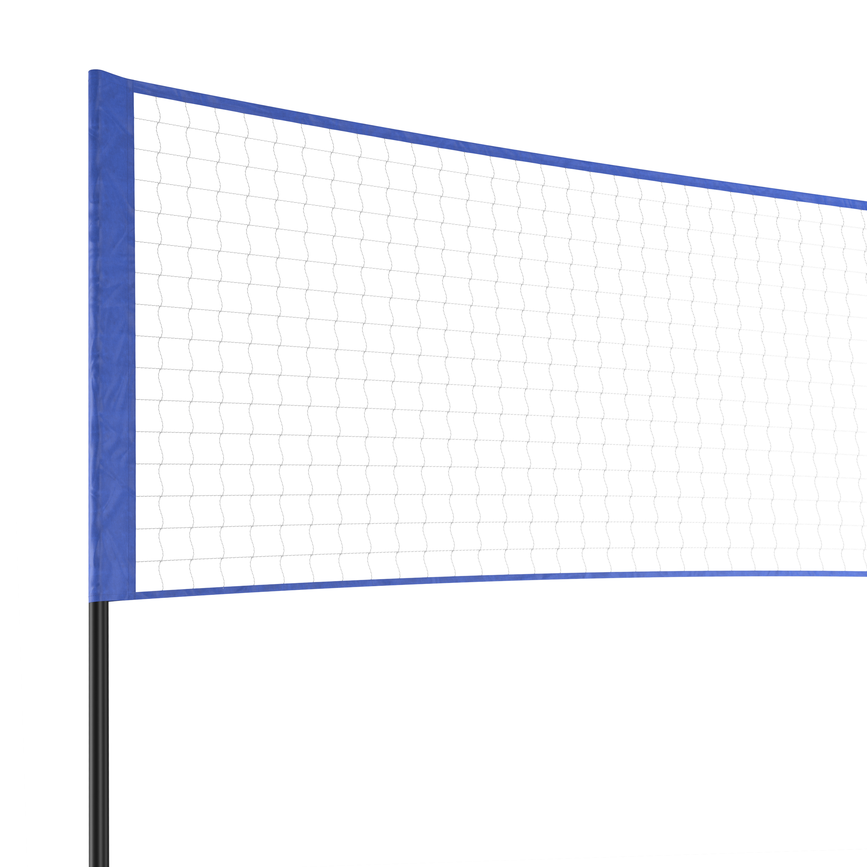 Badminton Netz verstellbar 3 m blau