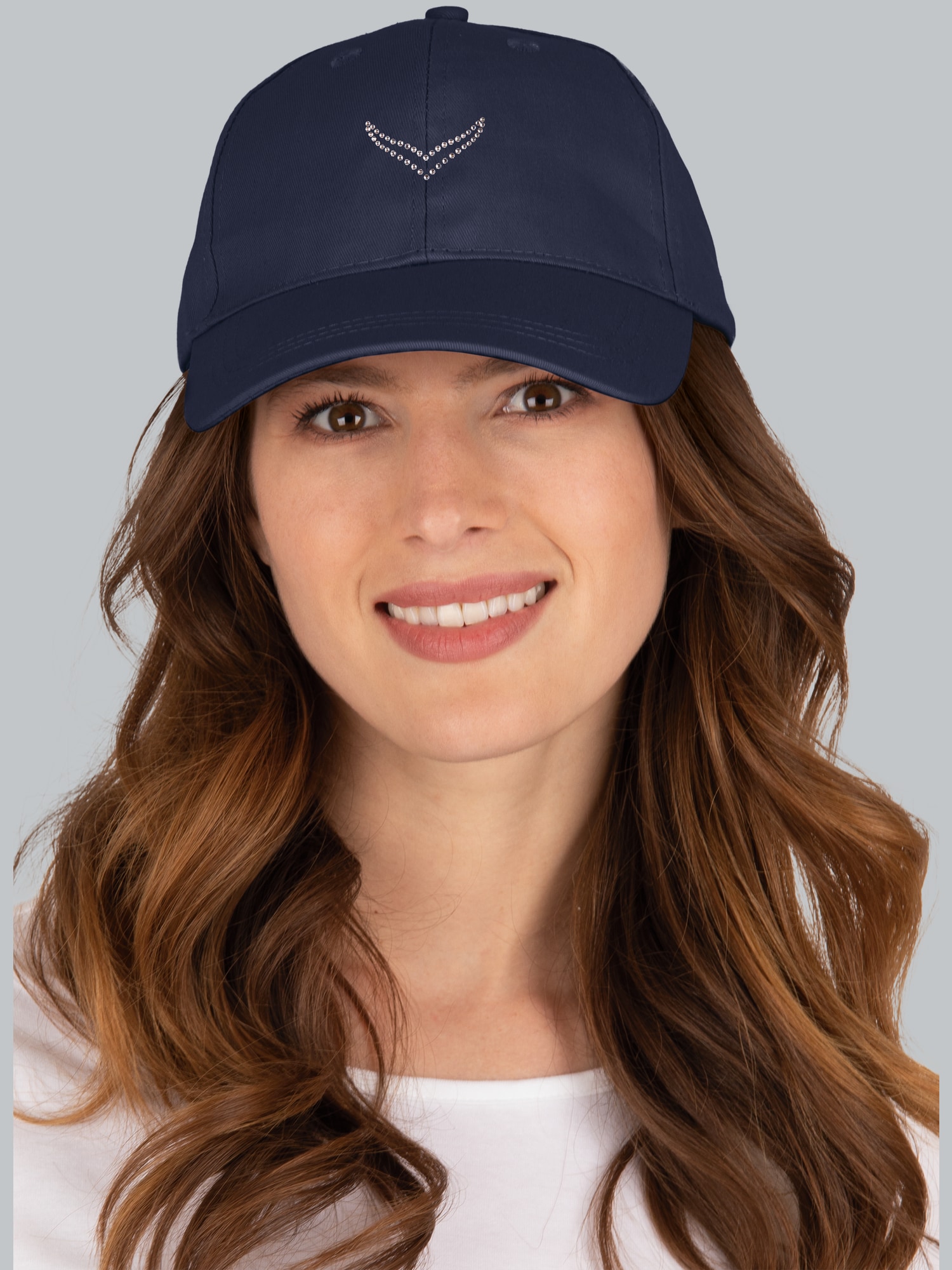 Baseballmütze mit Schwinge Navy