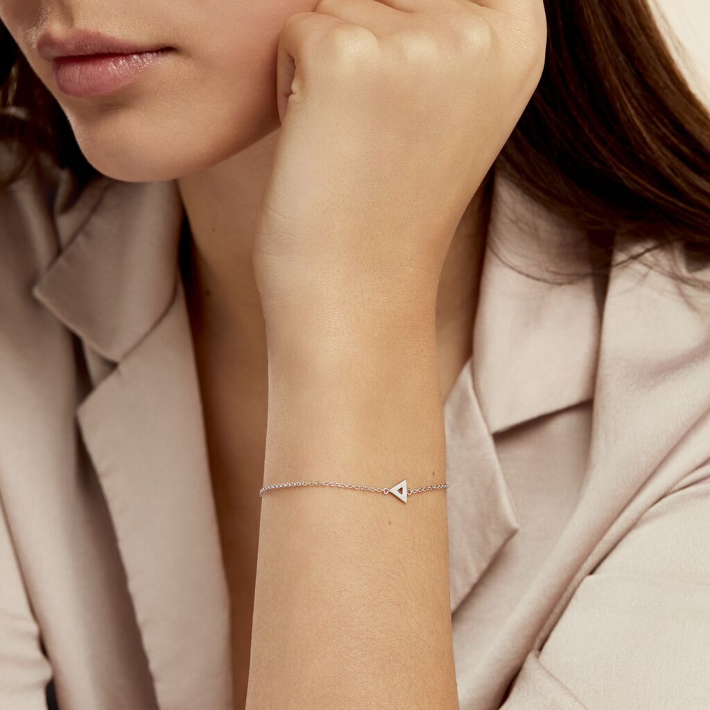 Bracelet Severine Argent Blanc
