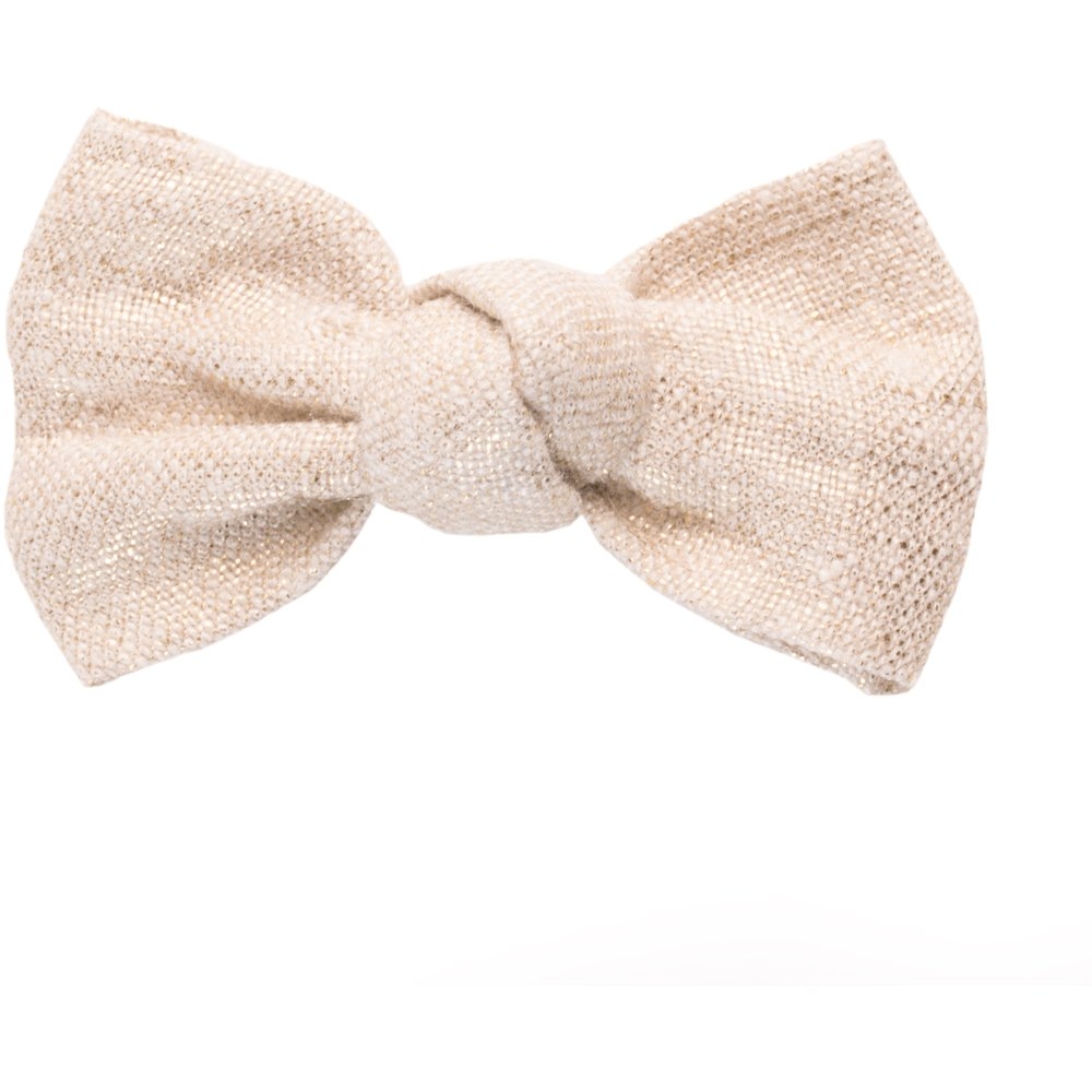 Barrette Petit Noeud Lin Pailleté