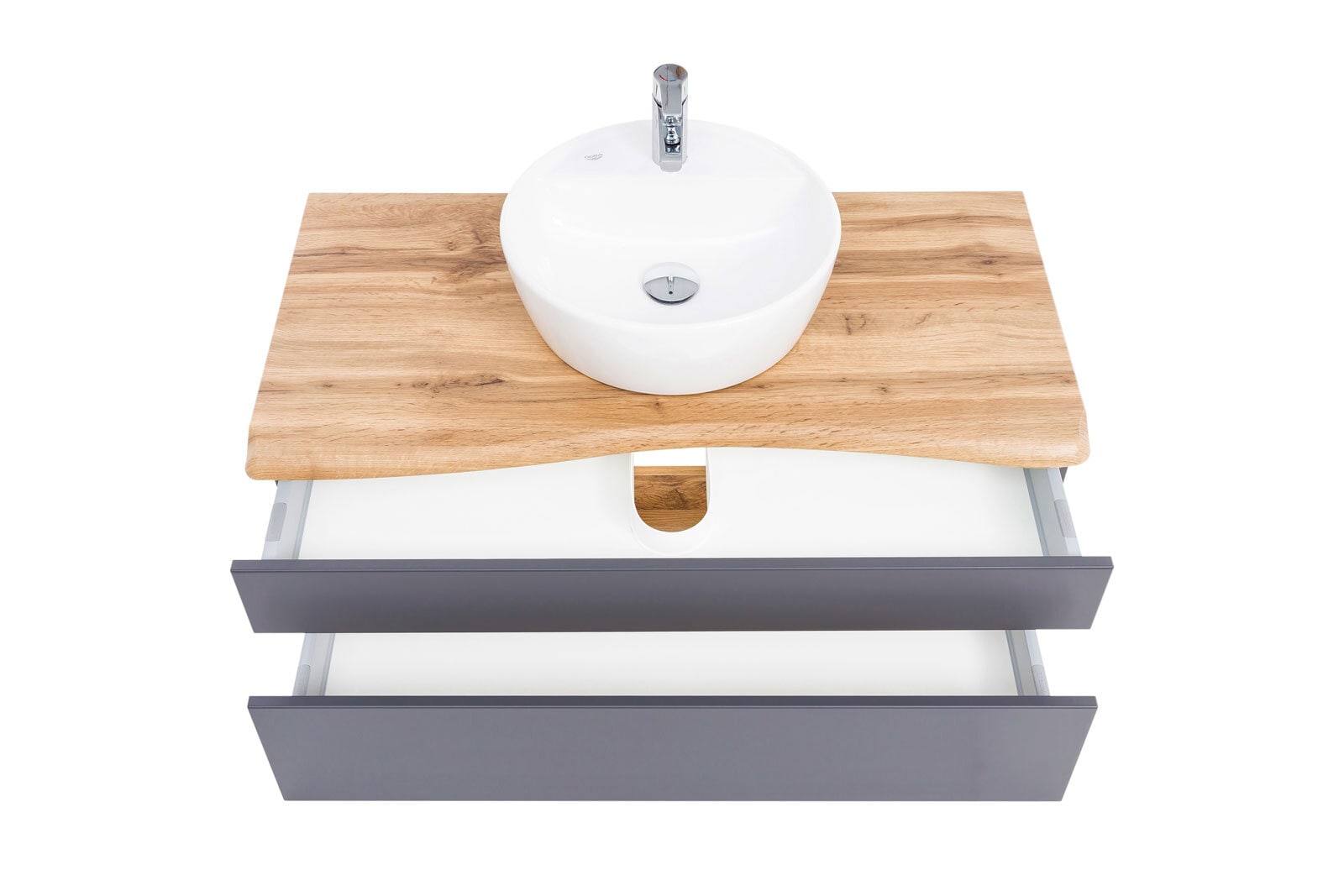 Waschtisch BRÜGGE grau 101cm