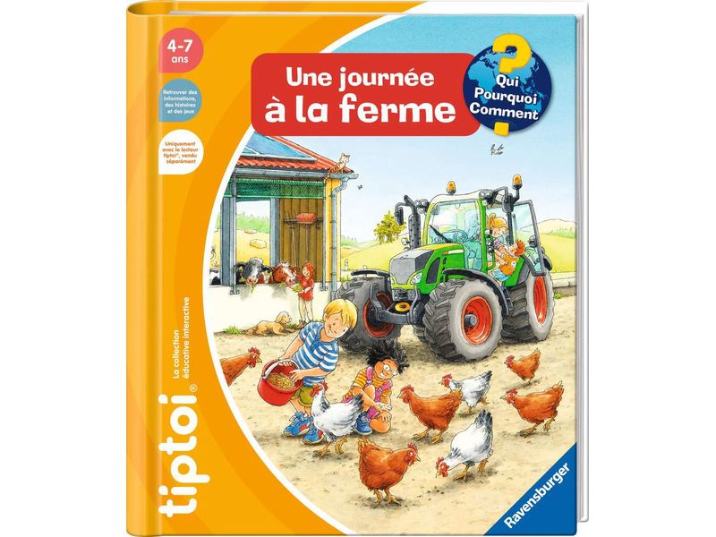 tiptoi Lernbuch Une journée à la ferme -FR- Interaktives Buch für Kinder