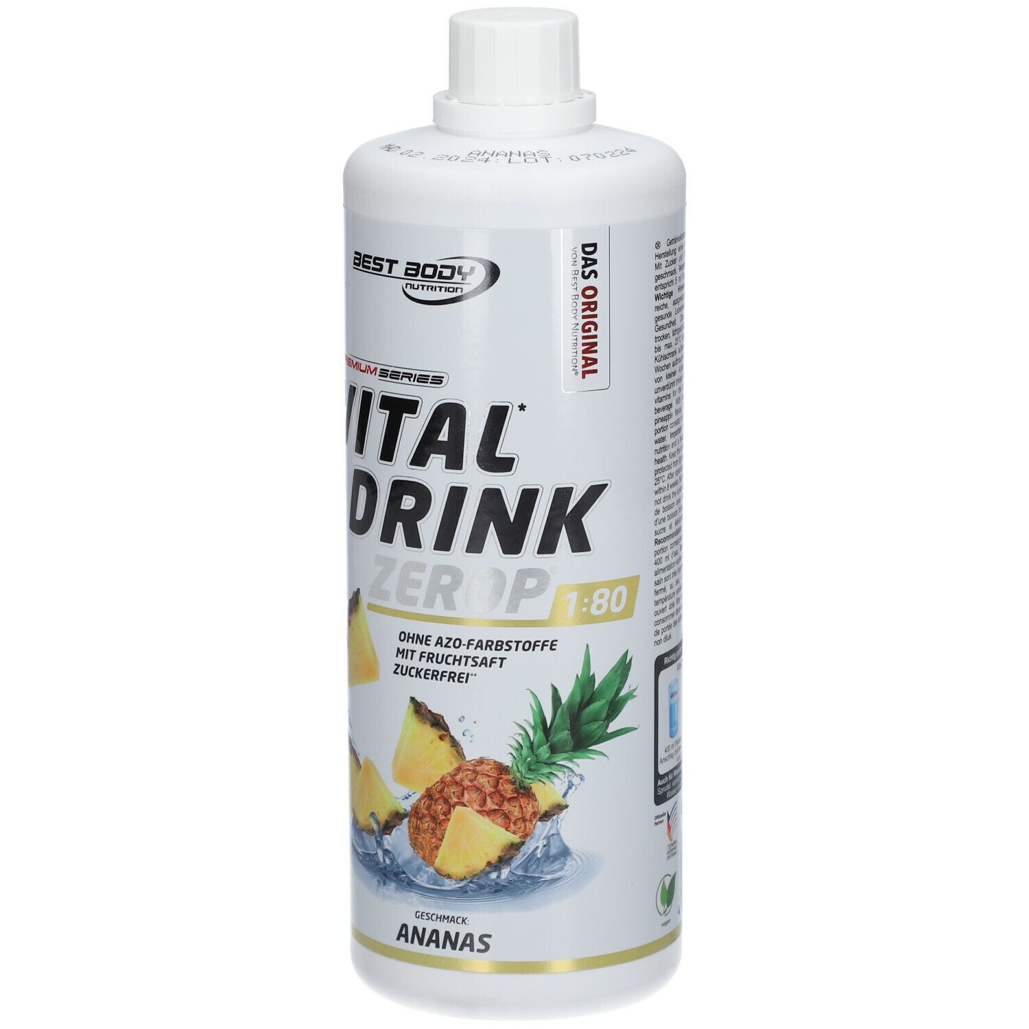 Best Body Nutrition Low Carb Vital Drink, Ananas