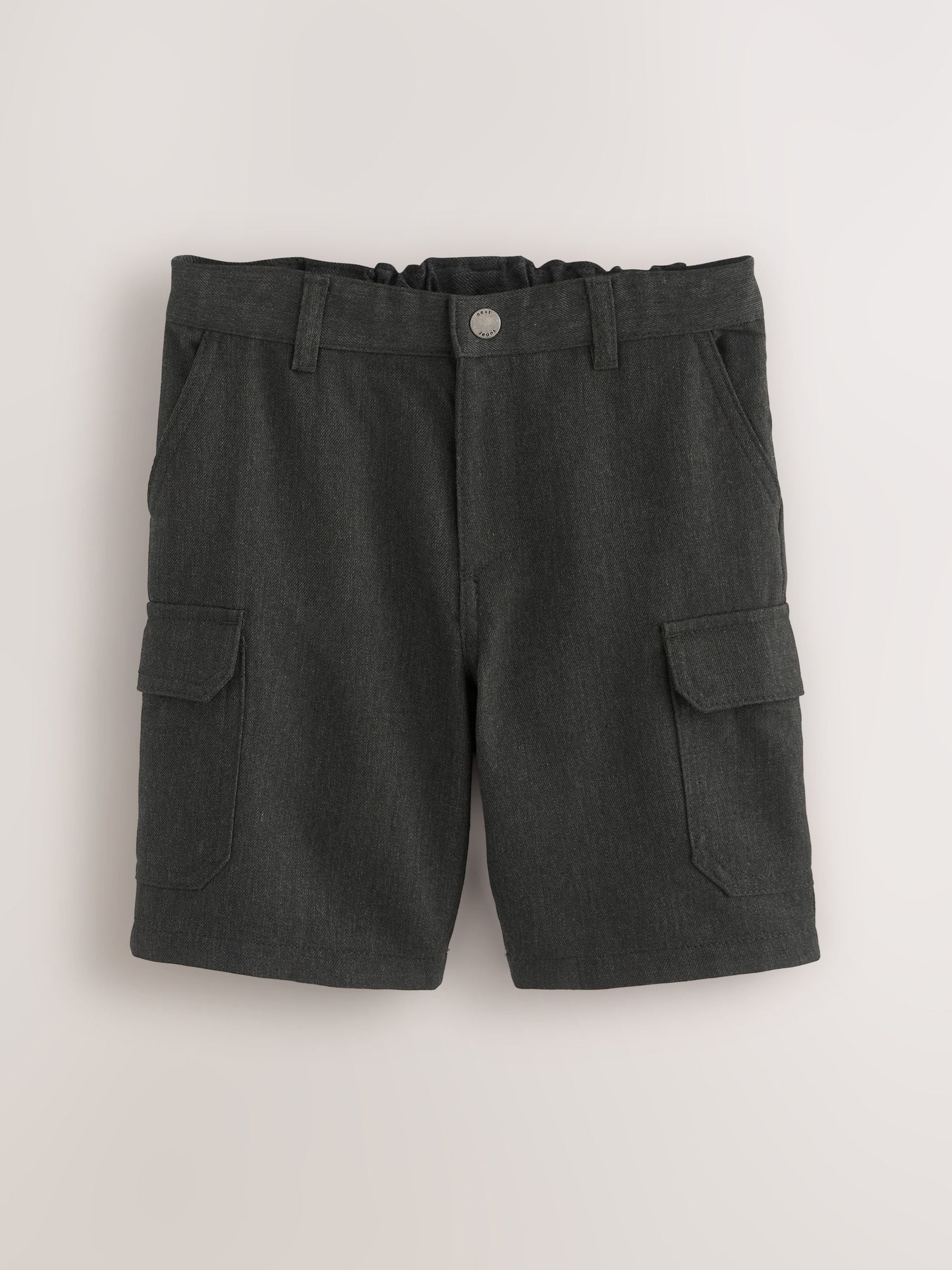 Grijs - Cargoshort voor school (3-14jr)