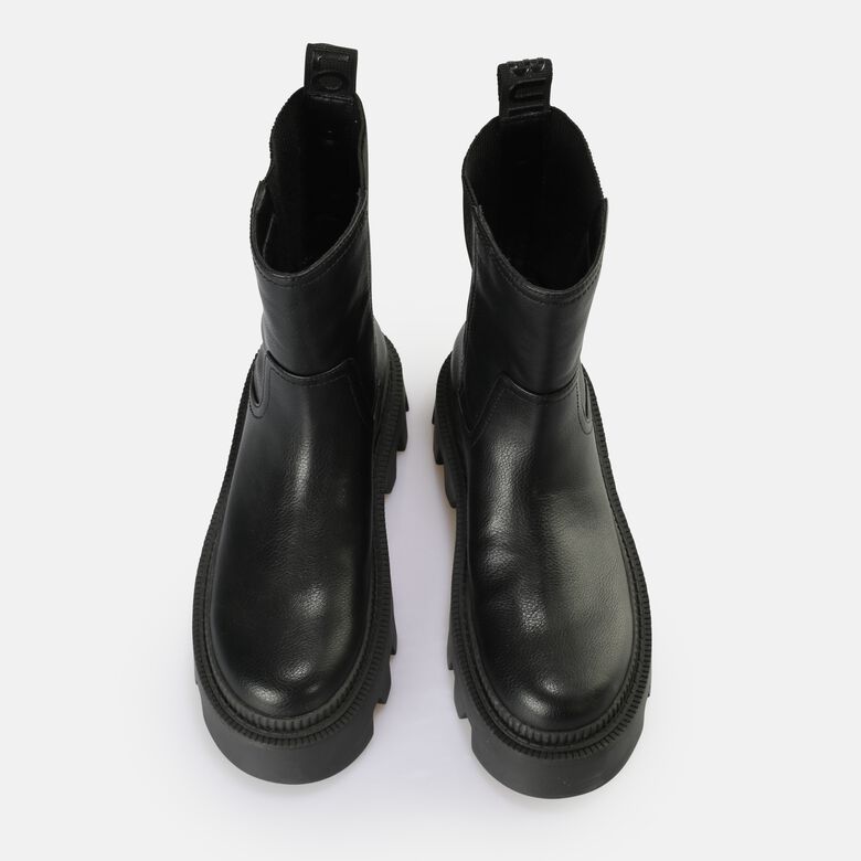 Flora Chelsea HI Bottes vegan, noir