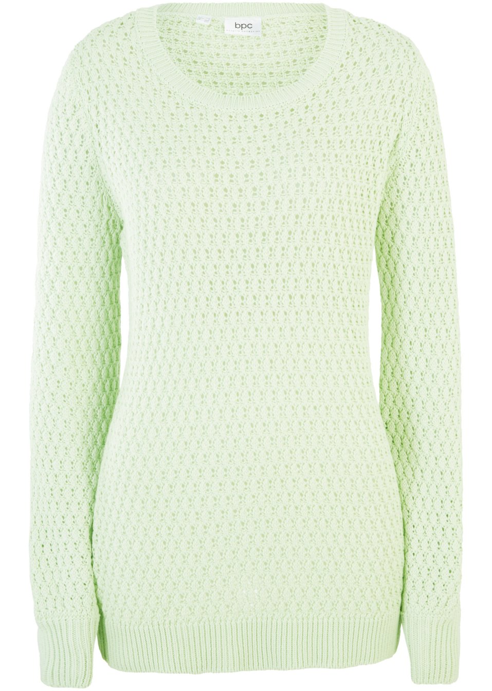 Pull à maille structurée