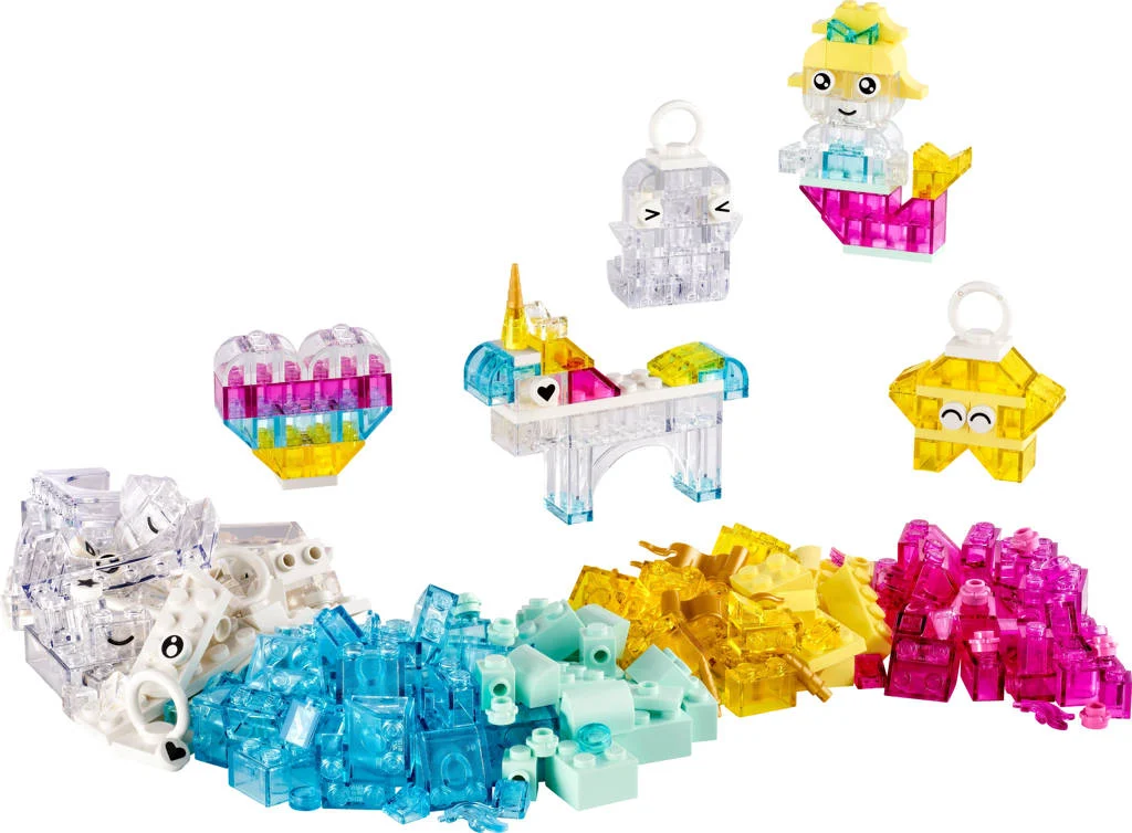 Prachtige, betaalbare legoset om je creativiteit zMagische Transparante Doos 11040