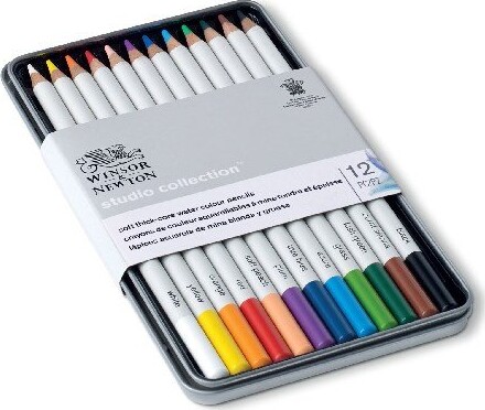 Winsor & Newton - Farveblyanter - Studio Collection - 12 Farver