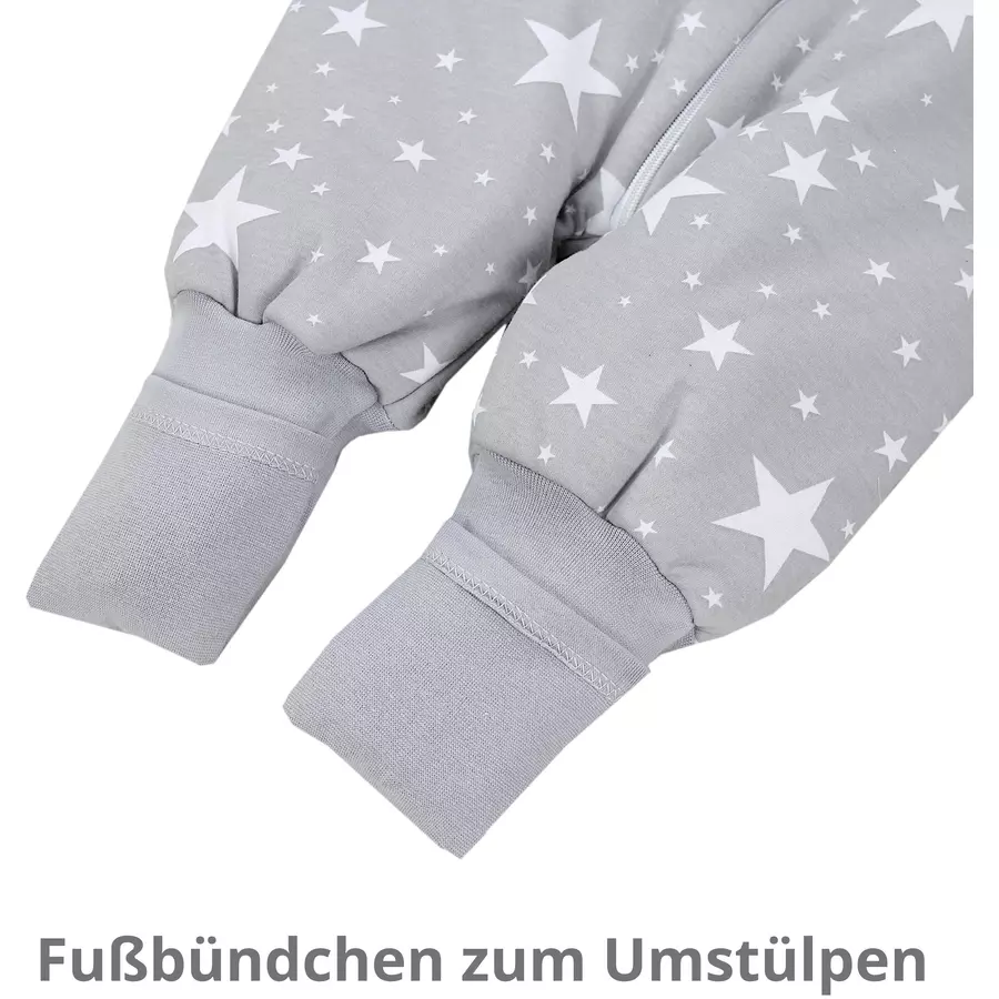 TupTam Winter Babyschlafsack mit Beinen 2,5 Tog graumelange