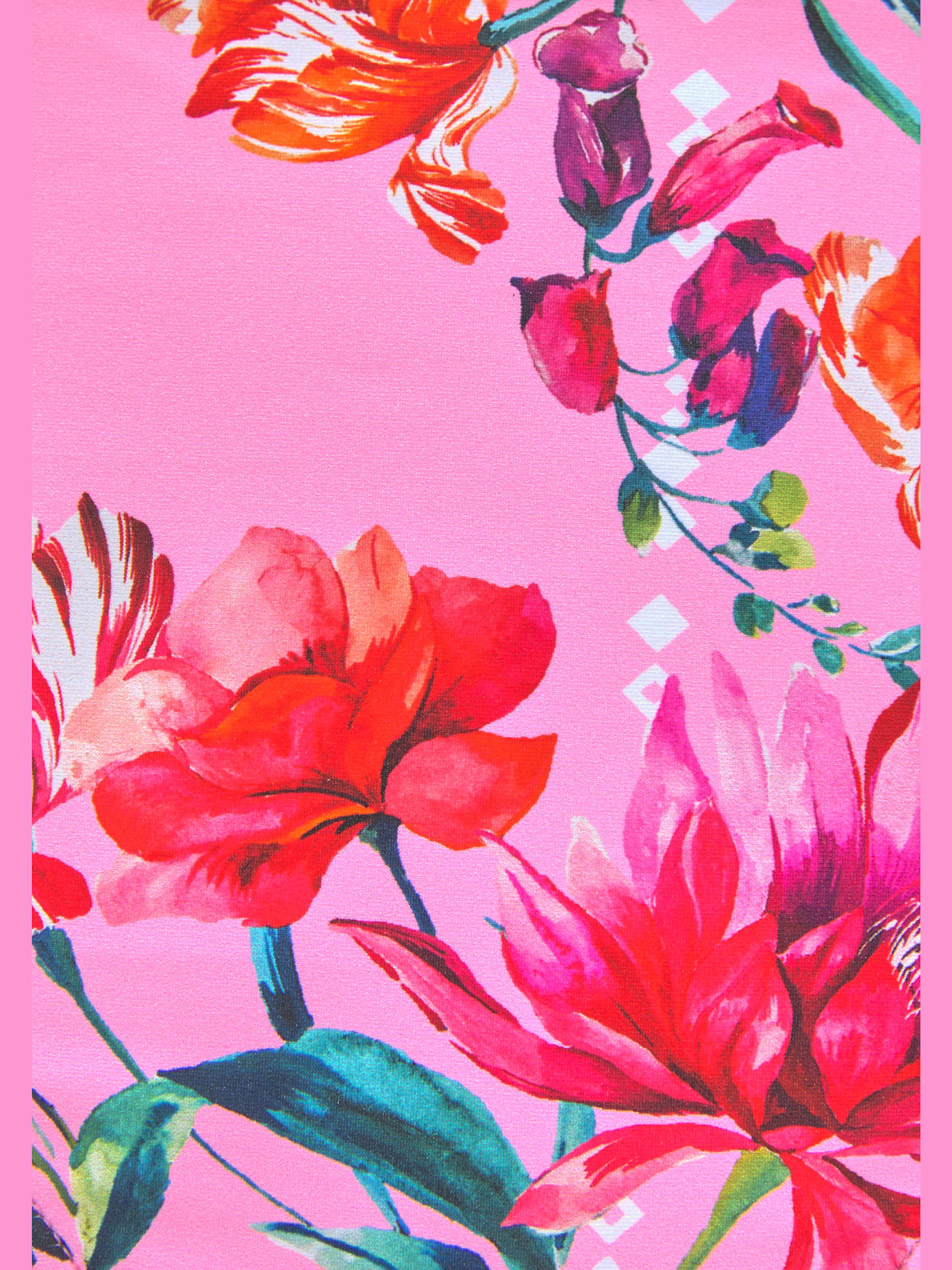 Bas de maillot de bain imprimé floral moderne