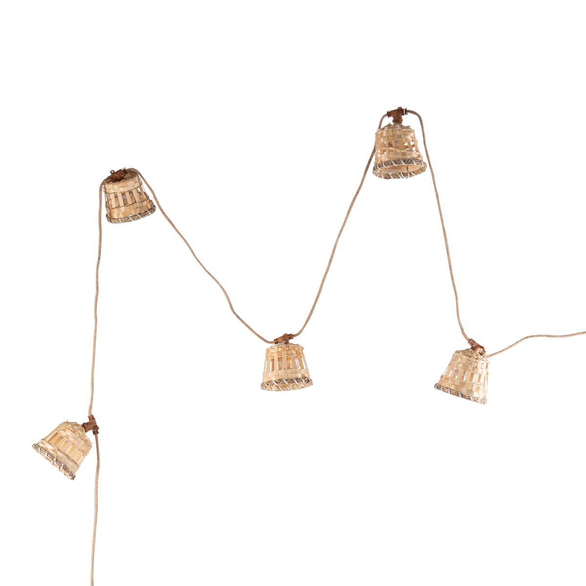 Moderne buiten lichtsnoer 8m incl. LED 10-lichts - Aurora