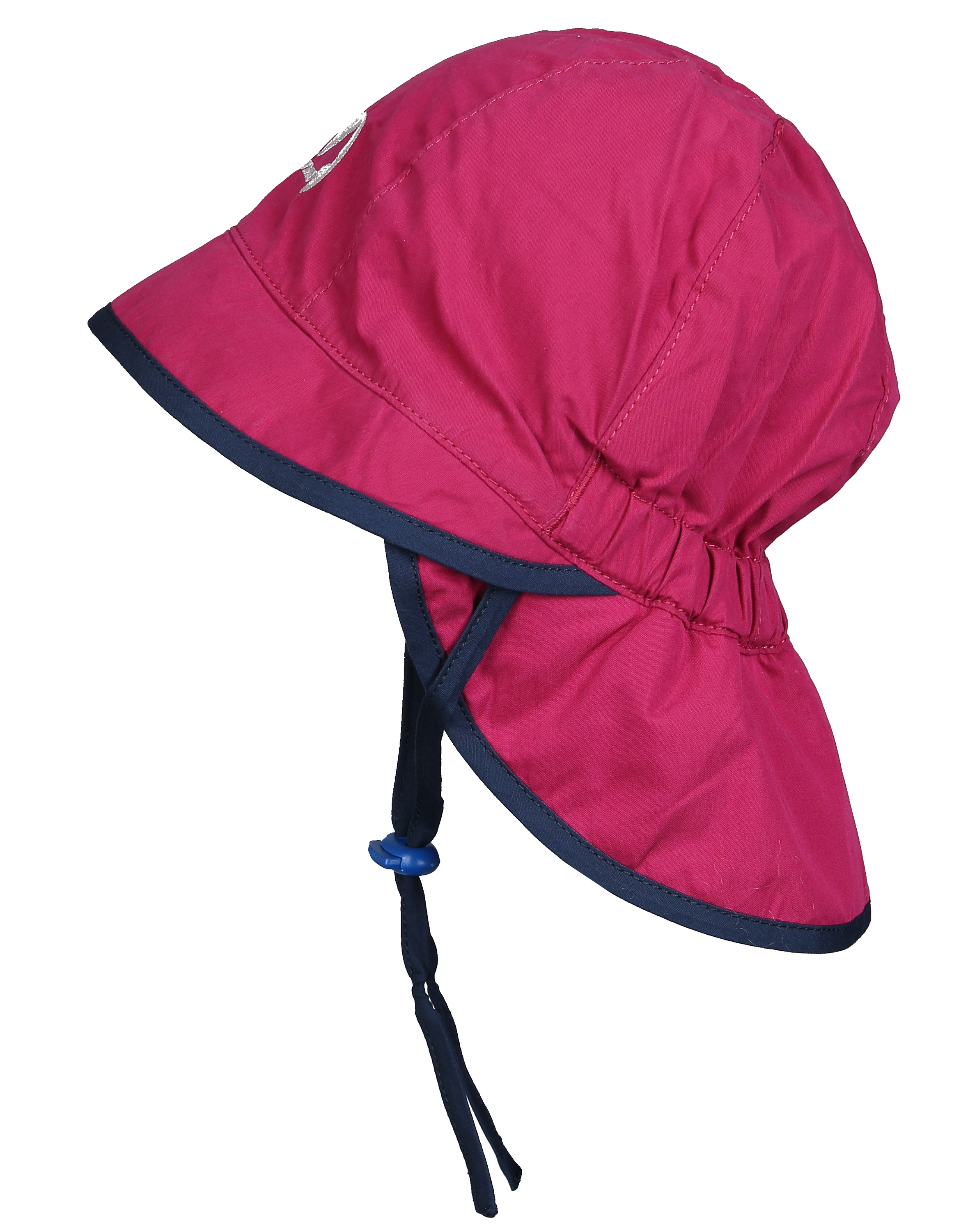 Sonnenhut HELLE mit Nackenschutz in raspberry/navy