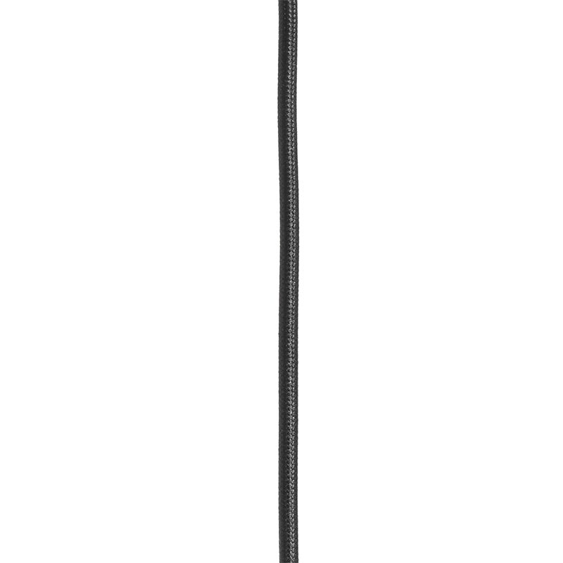 Art deco hanglamp zwart met goud glas 20 cm - Pallon