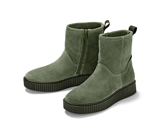 Veloursleder-Boots