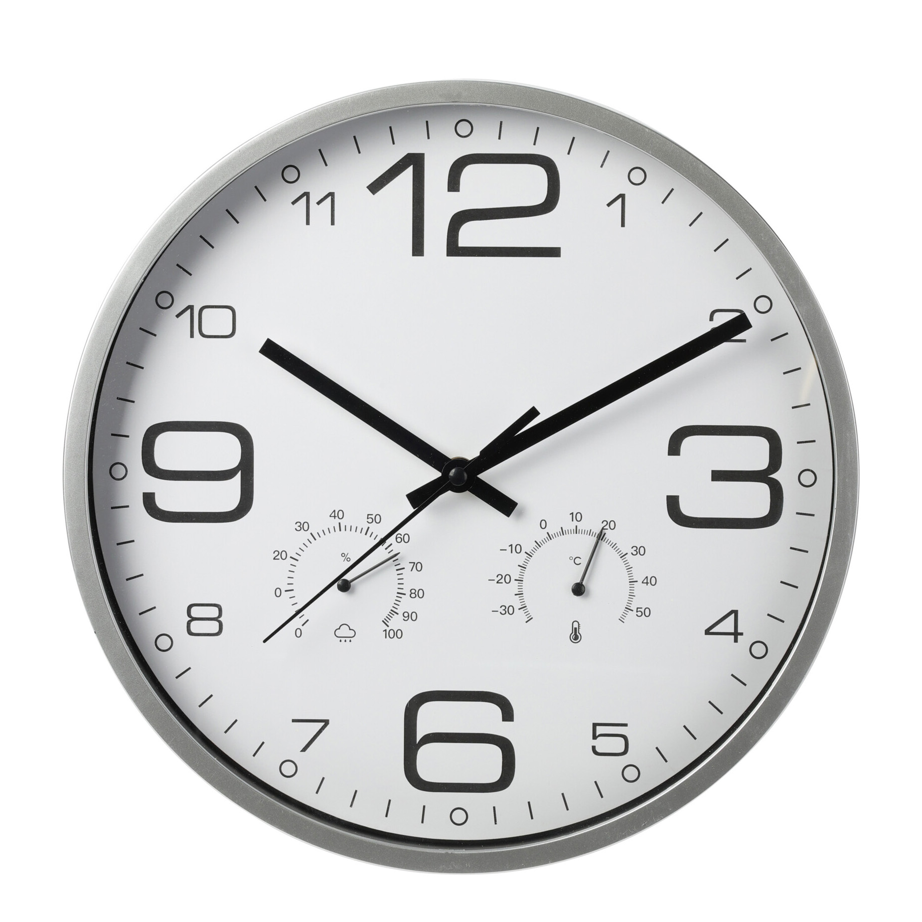 Wanduhr Wetterstation 30 cm
