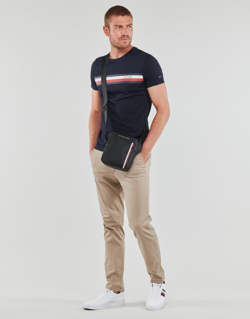 Tommy Hilfiger - RWB MONOTYPE CHEST STRIPE TEE - Marine