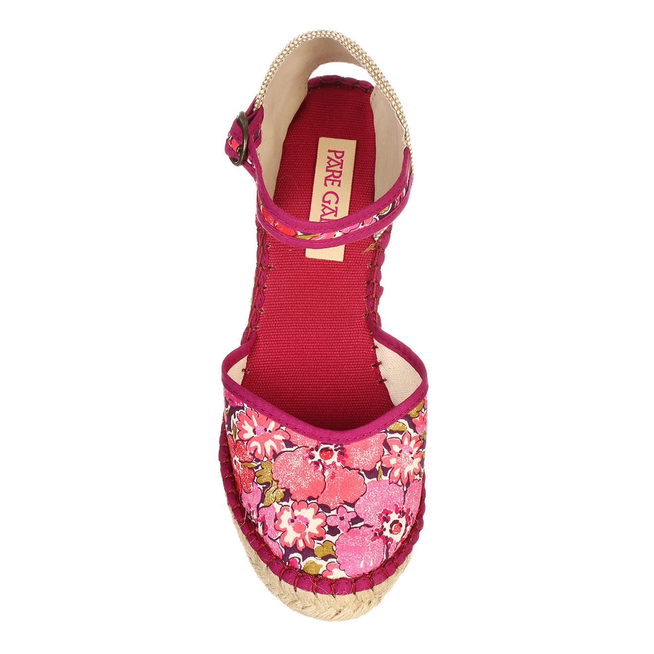 Pare Gabia Espadrilles compensées Katy mauve Talon 9cm