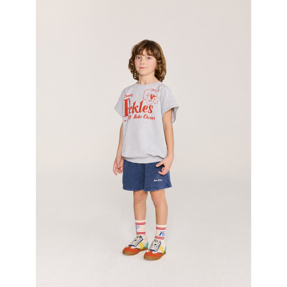 Køb Bobo Choses Heather Grey Pickles The Dog Sleeveless Sweatshirt