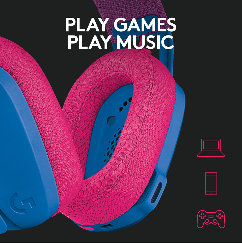 Logitech - G435 Lightspeed Wireless Gaming Headset - Blue