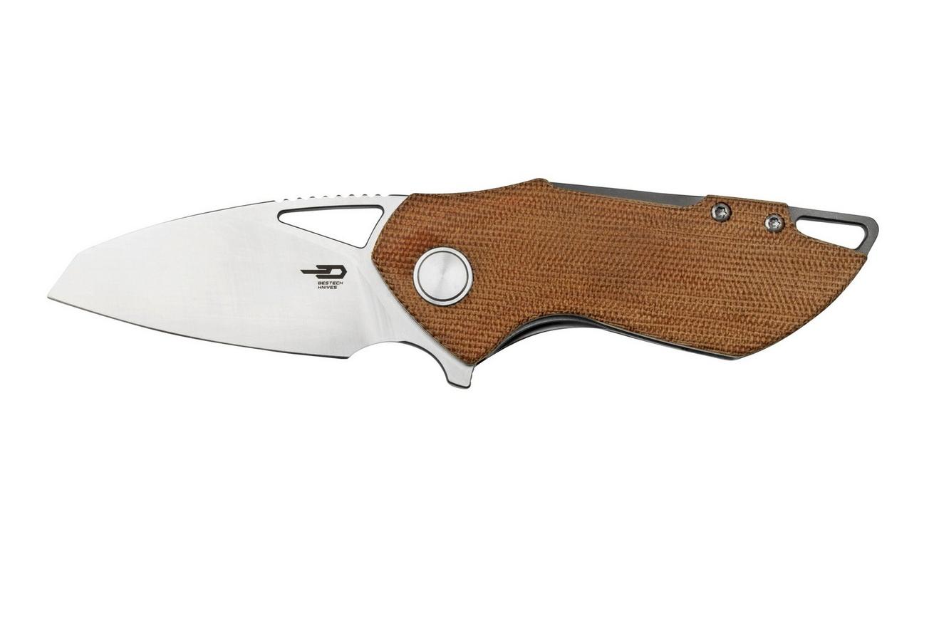 Bestech Riverstone BL03E Brown Micarta, zakmes