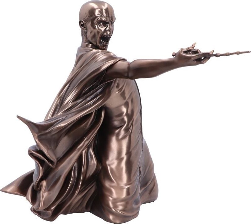 Harry Potter - Voldemort Avada Kedavra Figur I Bronze - 32 CM