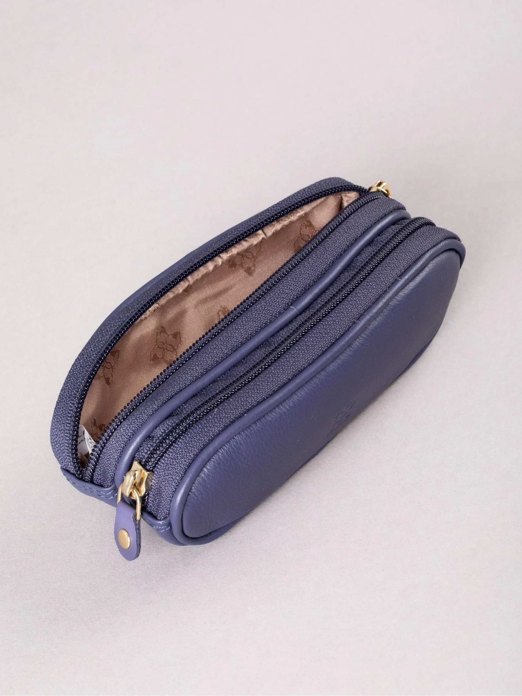 Paars - Lakeland Leather dubbele brillenkoker