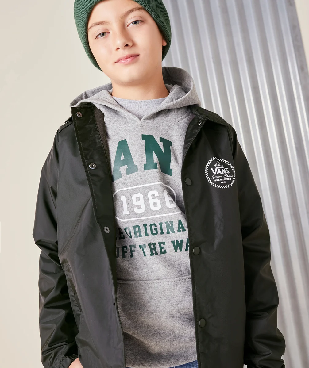 VANSVESTE NOIRE TORREY EN NYLON IMPERMÉABLE AVEC LOGO