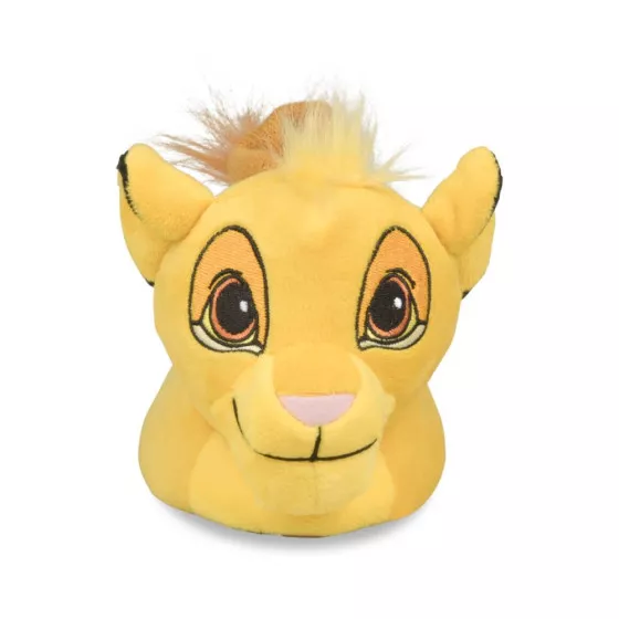 Chaussons peluche JAUNE LE ROI LION