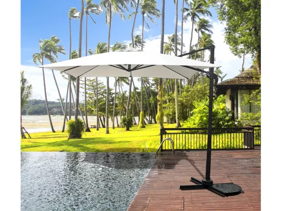 Parasol jardin déporté 